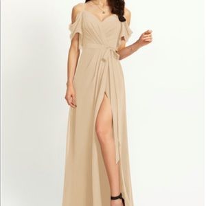 Bridesmaid dress- champagne